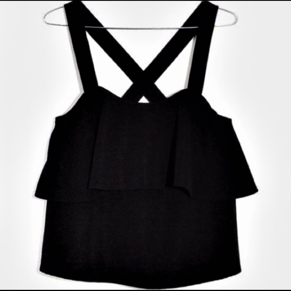 Texture and Thread Tiered Top